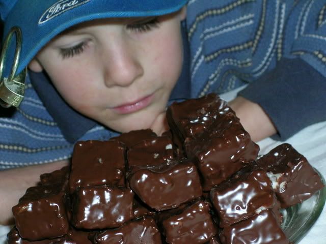 Boaz and chocolate