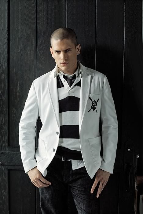 Wentworth Miller buzz hair cuts