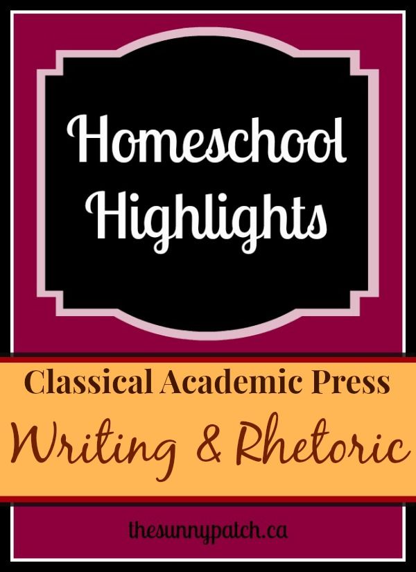 Writing & Rhetoric from Classical Academic Press