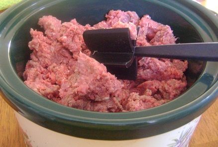 crockpot ground beef