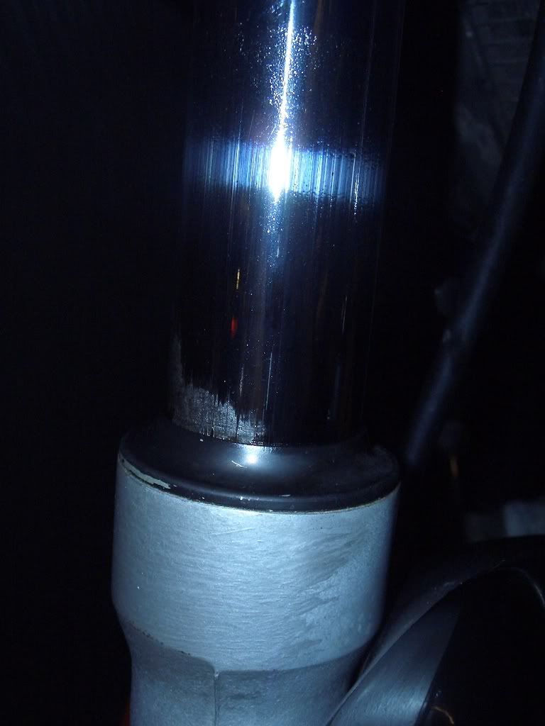Change of fork stanchions & seals head bearings? BMW F650 Forums