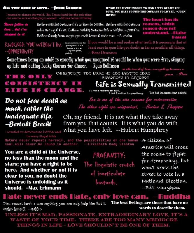 collages of quotes. collages of quotes
