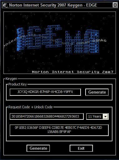 Norton Internet Security Product Code