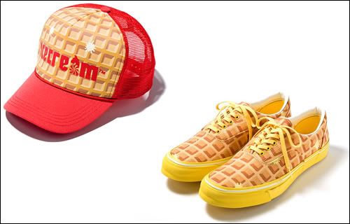 Ice Cream Waffle Hat and Shoes