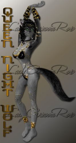 Queen Night Wolf - Wolf form by LadyAriannaRose