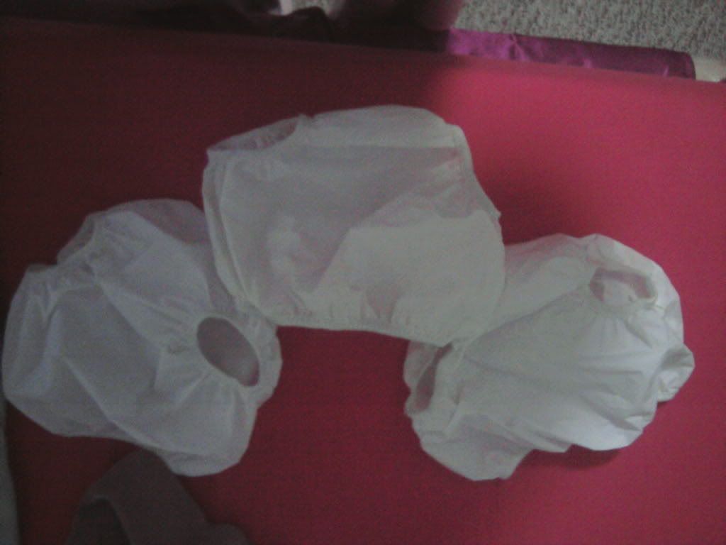DELETE- MOVED TO FFS!!! gerber plastic pants 2T & homemade fleece snap