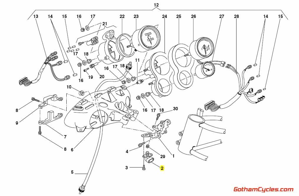 Ducati Air Temperature Sensor SUPERBIKE 748 748S 748R 916 916SPS 996