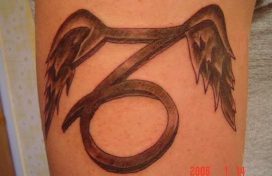 capricorn sign tattoo