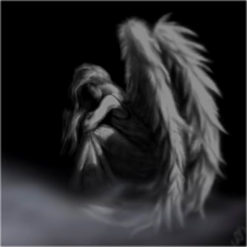 dark sad angel