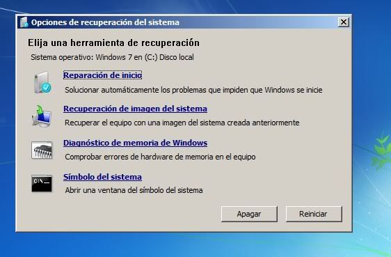 Recuperar contraseña de Windows 7