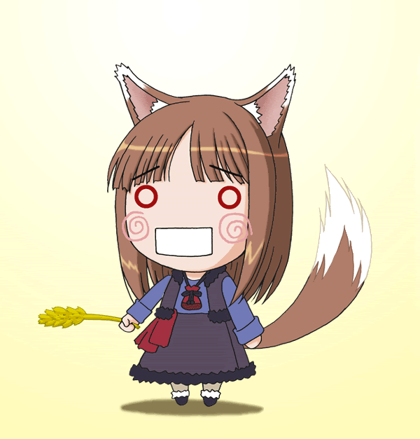 話說有初音就一定有蔥，相對的...賢狼就一定有..