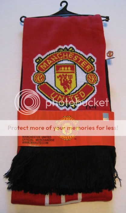 Manchester United soccer Scarf New Football MANU  