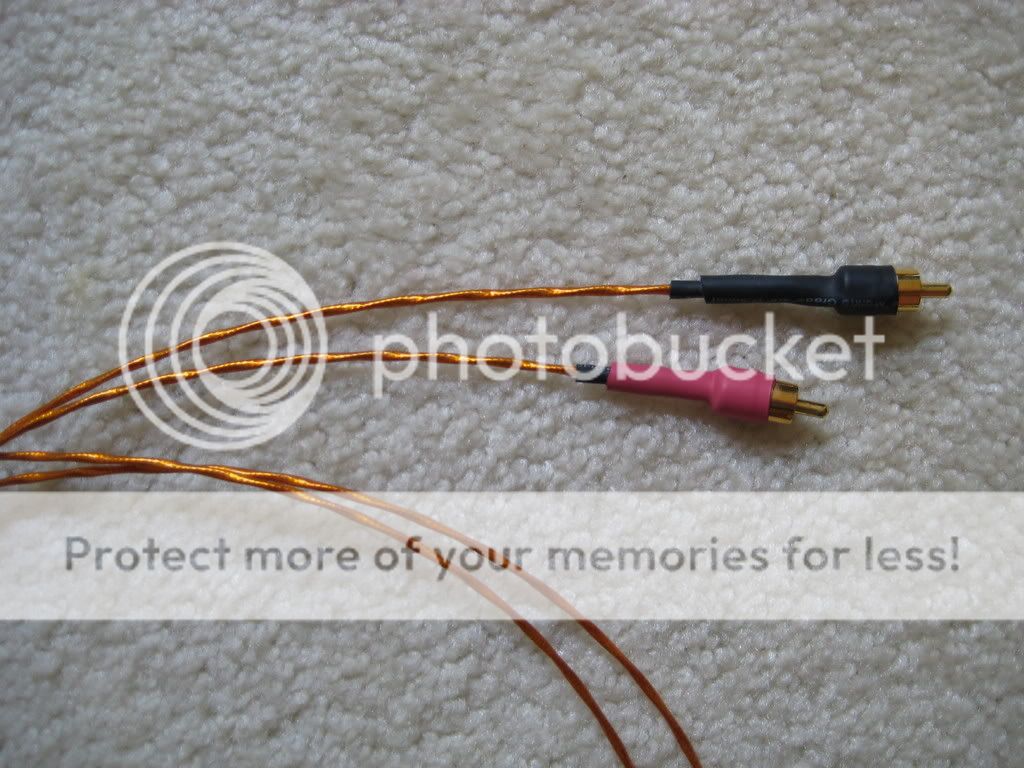 SOLD: 3' Auricle Audio Design Encore! Interconnects RCA ultra low mass