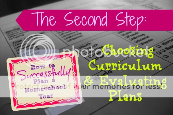 How to Successfully Plan a Homeschool Year: A look at the second step you should take after setting yearly goals.