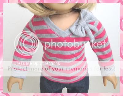   sleeve Shirt Capri Jeans Sneakers 4 American Girl Dolls 139  