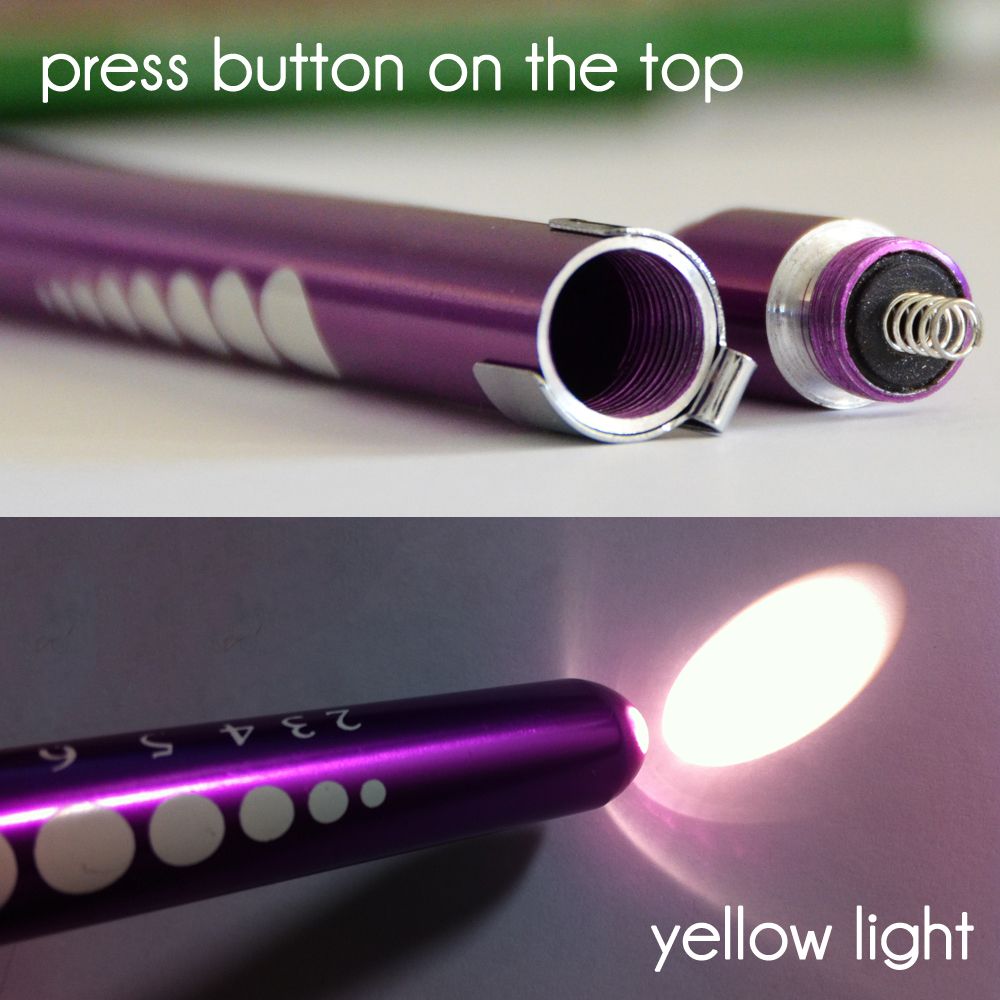 Penlight Medical Diagnostic Pen Light Neuro Torch Pupil Gauge For Nurse