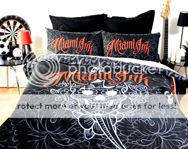 OFFICIAL MIAMI INK TATTOO~Double Quilt/Doona Cover Set  