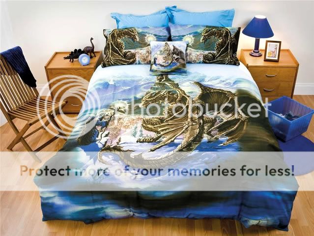 STUNNING~DRAGON ENCOUNTER~Single quilt/Doona Cover Set  