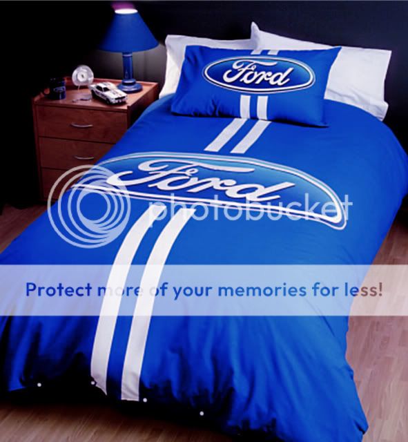 OFFICIAL FORD LOGO BLUE~Queen Quilt Doona Cover Set  