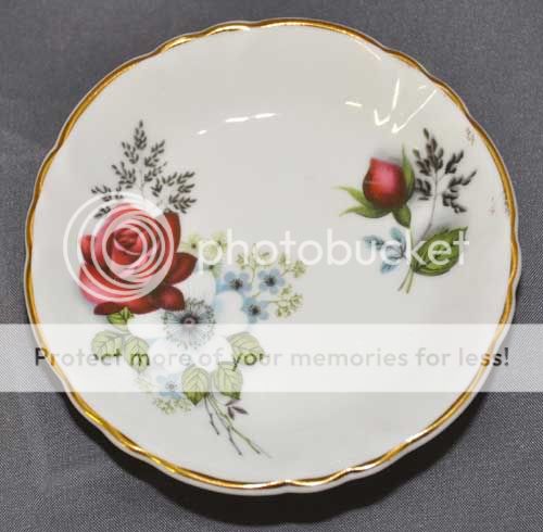 Princess House Hammersley Spode RED ROSE Butter Pat  