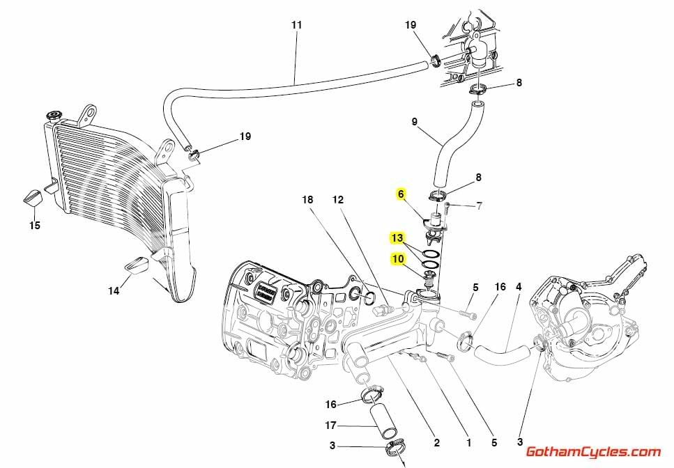 Ducati Thermostat Late Style: 749/999 SUPERBIKE 749S 749R ... ducati sport classic wiring diagram 